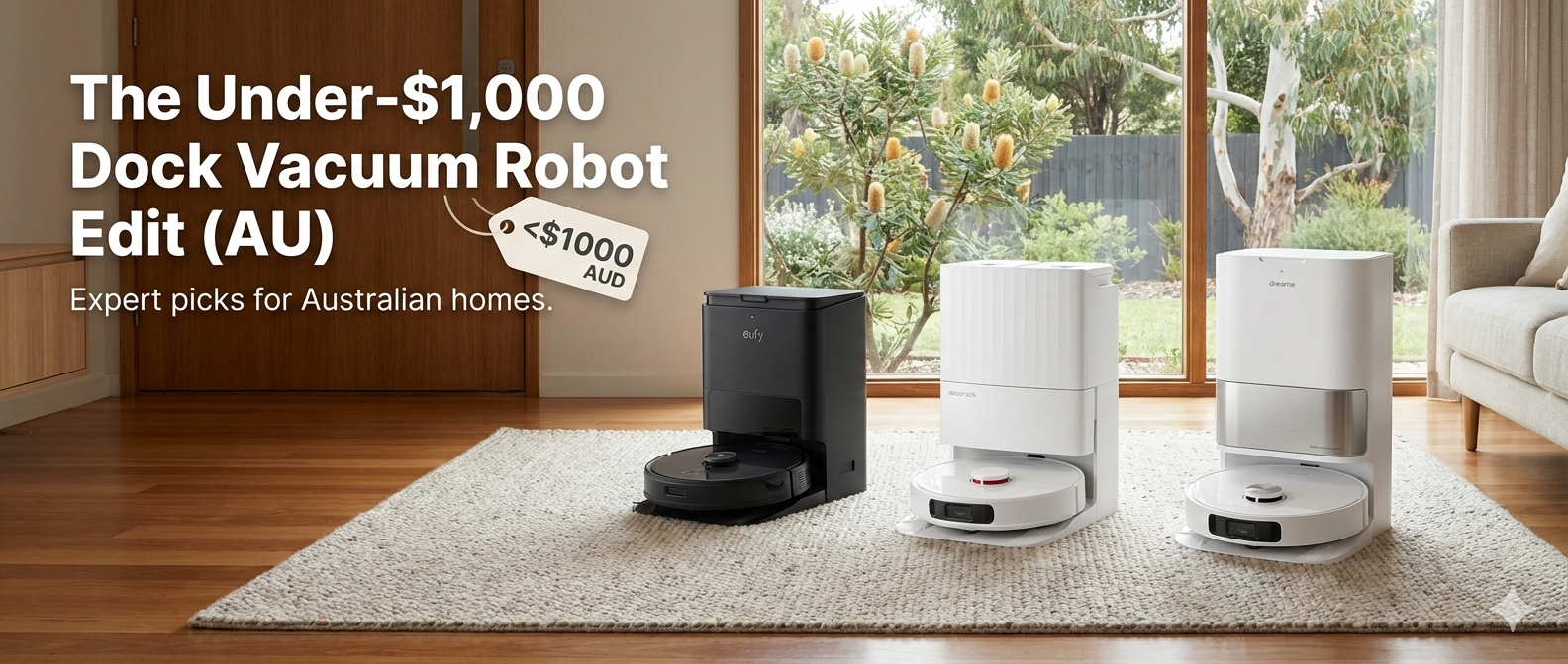 The Under-$1,000 Dock Vacuum Robot Edit (AU)